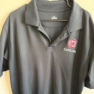 University of South Carolina black polo shirt
